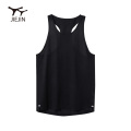 2020 Jiejin Custom Logo High Quality Fashion Fitness Gym Top Top Hommes avec étiquette privée